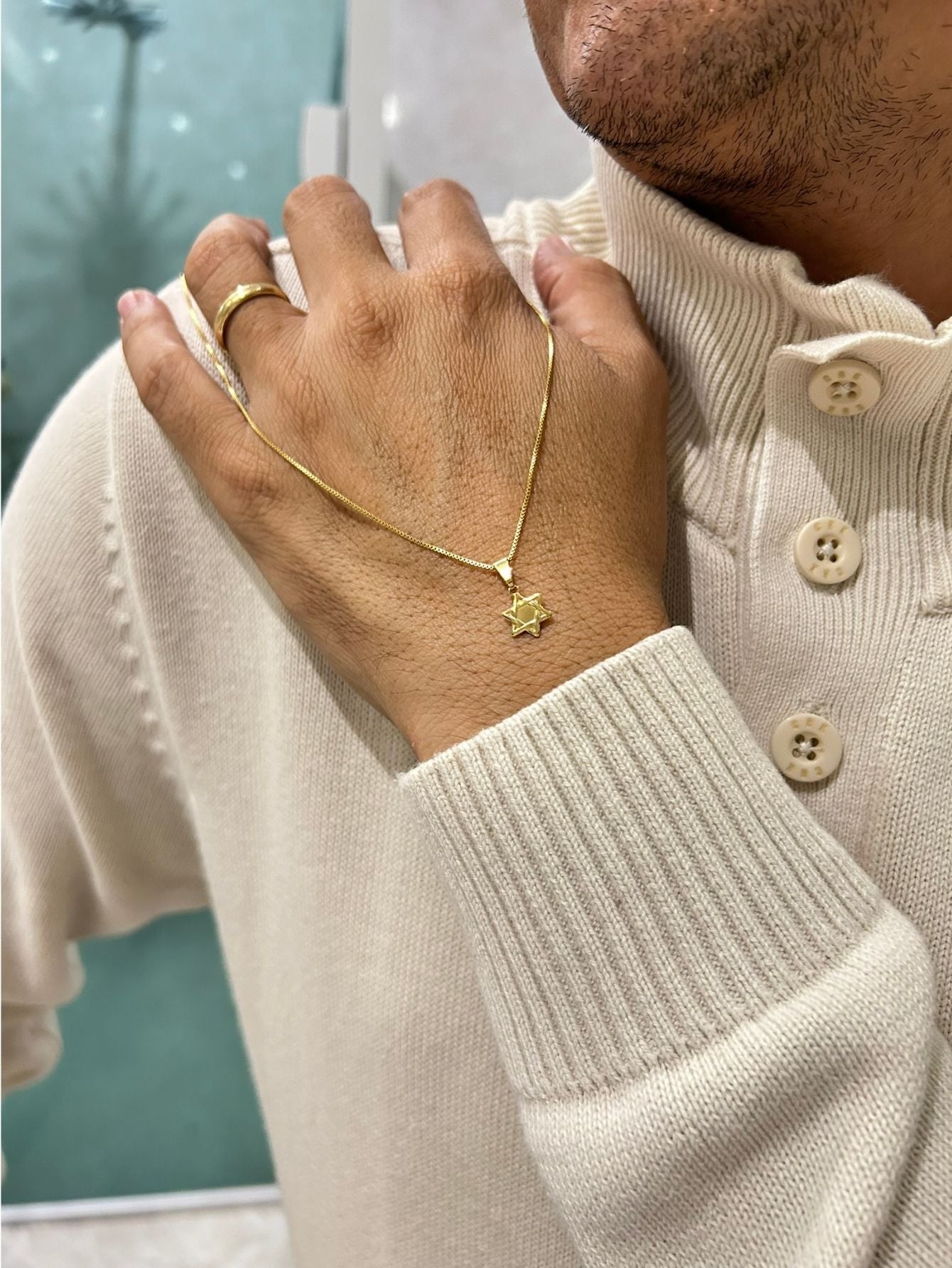 PINGENTE ESTRELA DE DAVI